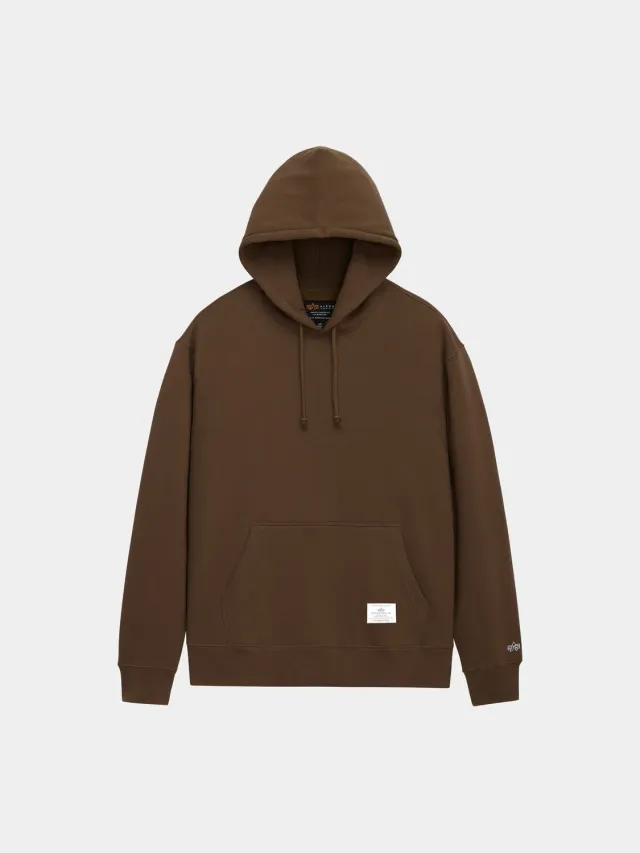 Alpha Industries Essential hoodie espresso coton
