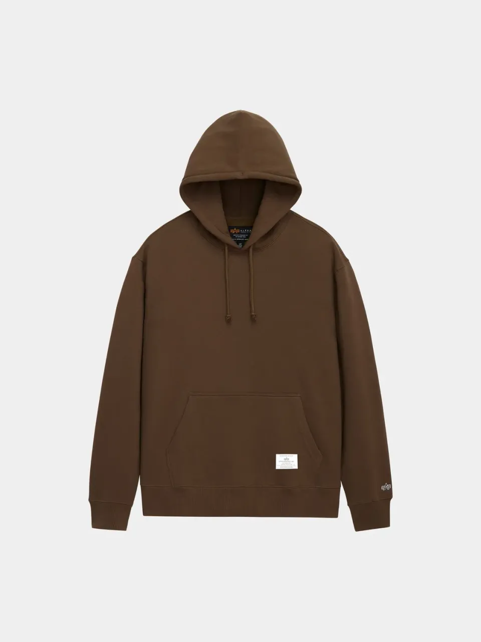 Alpha Industries Essential hoodie espresso coton