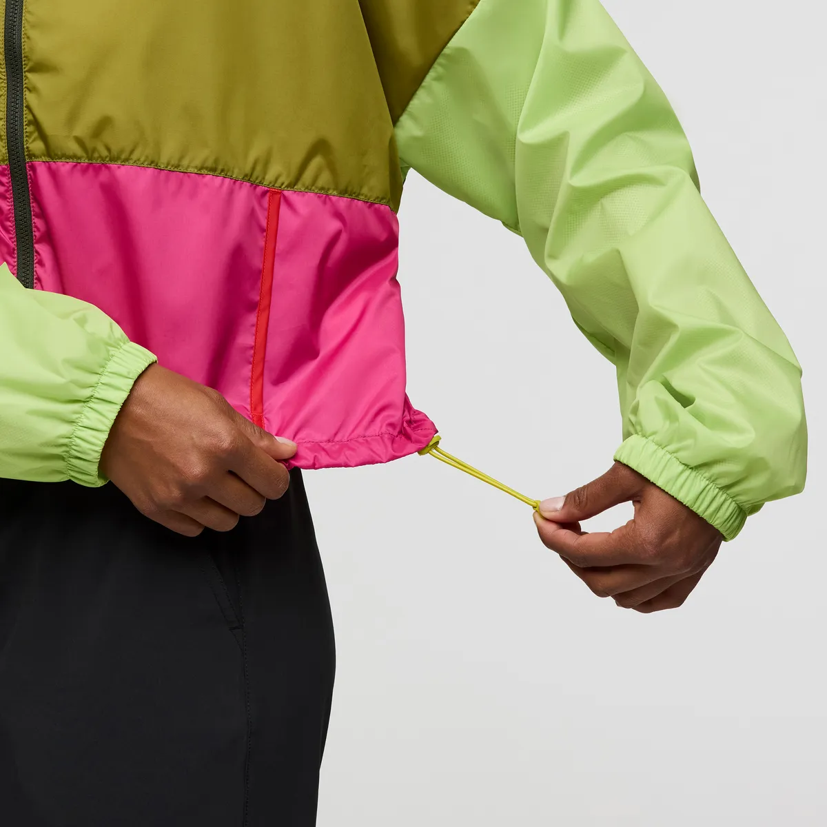 Cotopaxi Teca Crop veste femme Green Juice coupe-vent