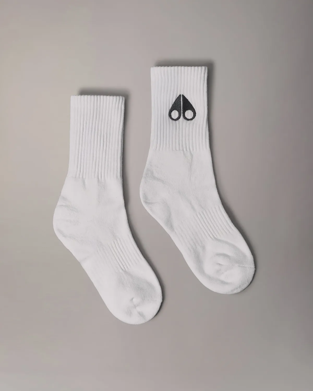Moose Knuckles Logo Icon chaussettes blanches cheville