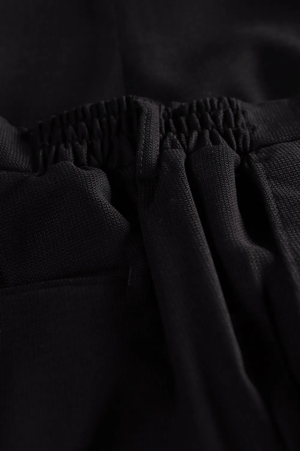Hollington Vitinha taille élastique pantalon laine noir 44