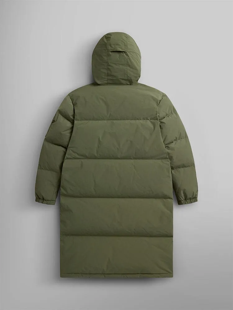 Alpha Industries Long Puffer Parka doudoune verte duvet