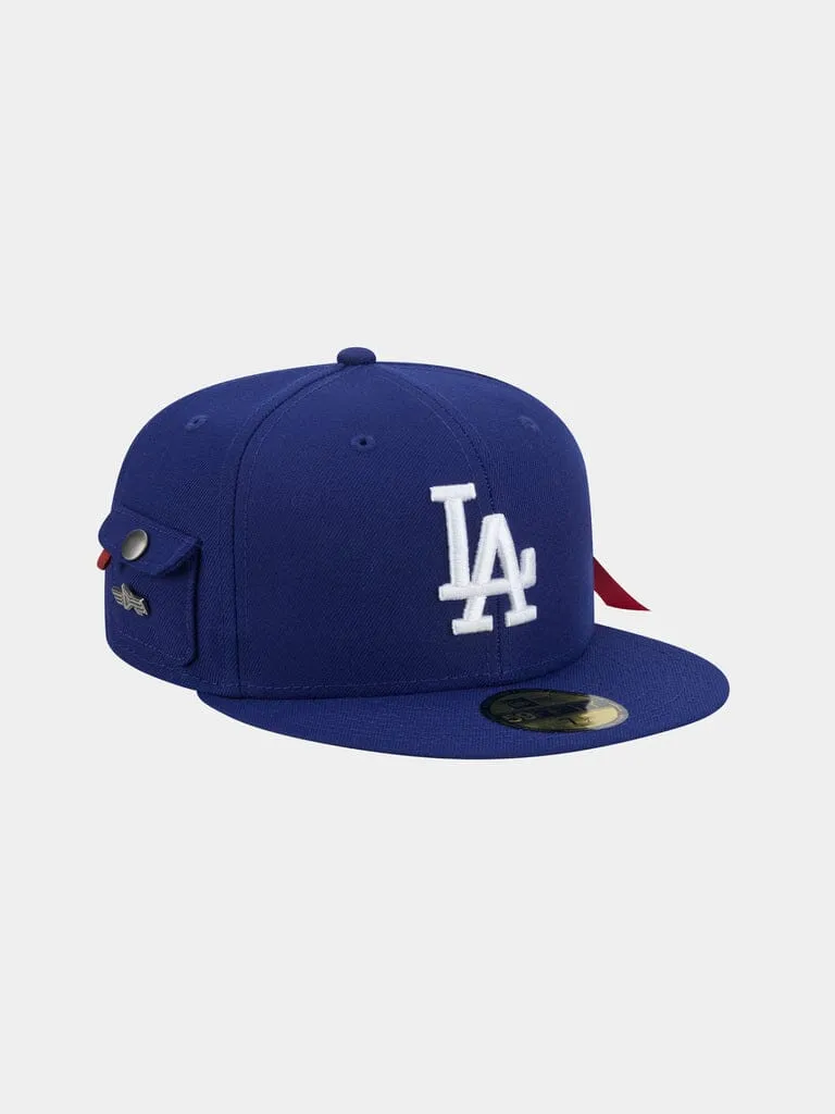 Alpha Industries Dodgers 59Fifty casquette fitted bleu royal