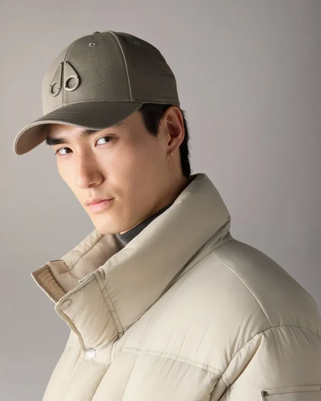 Moose Knuckles Logo Icon casquette baseball noir coton