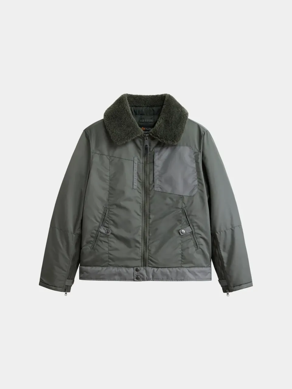 Alpha Industries Nylon Aviator blouson gris nylon