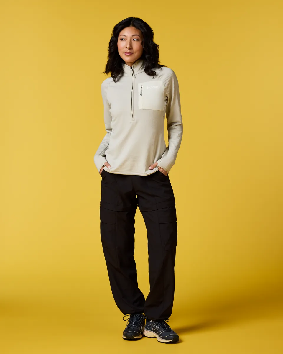 Cotopaxi Otero Half-Zip polaire femme Crimson respirant