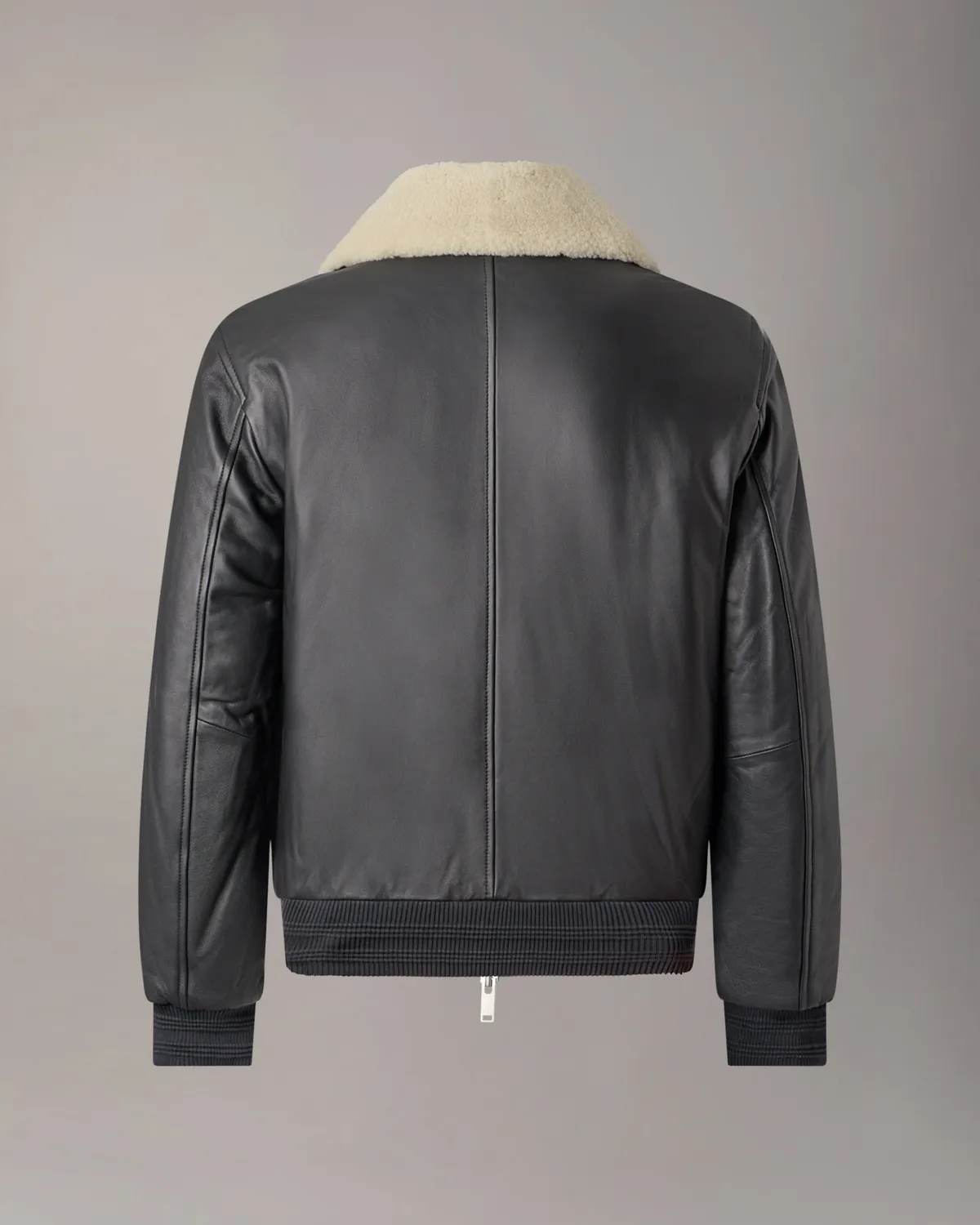 Moose Knuckles Toba bomber cuir noir grand froid