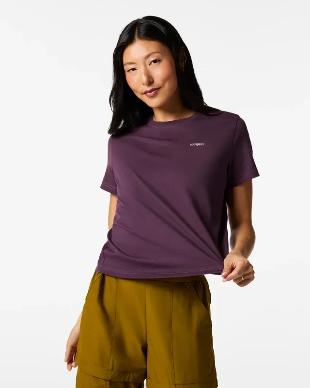 Cotopaxi Mt. Cotopaxi t-shirt femme Mystic coton