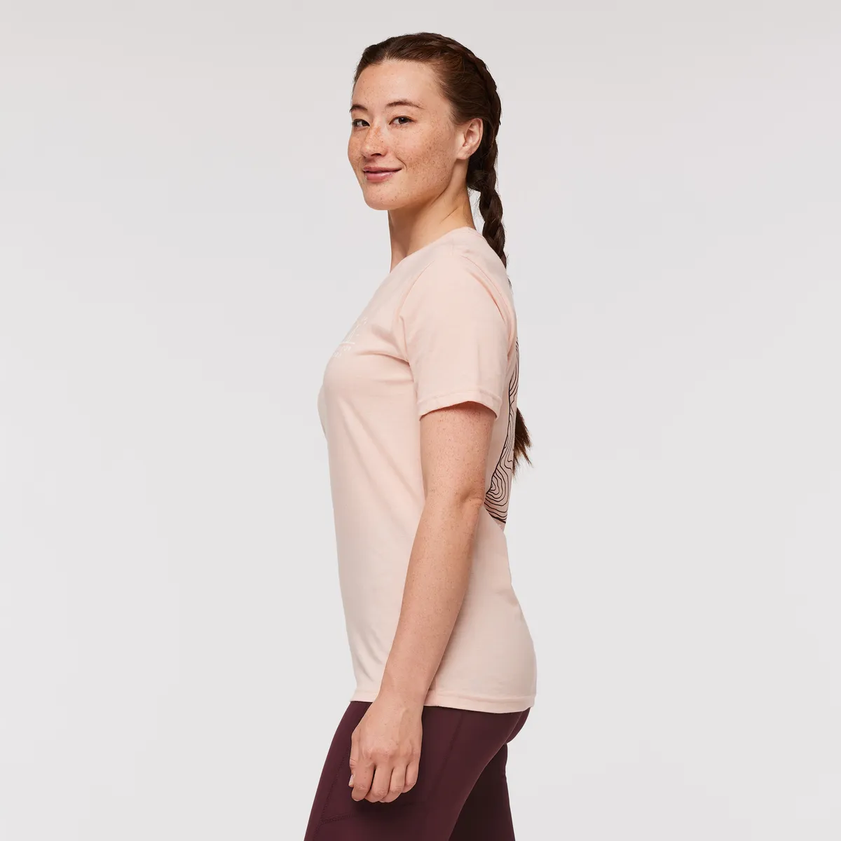 Cotopaxi Llama Map t-shirt femme Rosewood lama