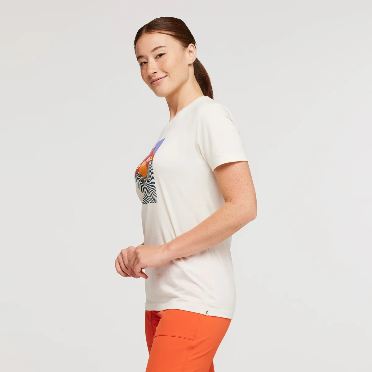 Cotopaxi Vibe t-shirt femme Bone imprimé