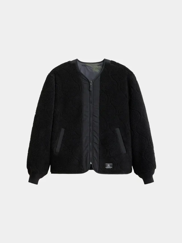 Alpha Industries M-65 Reversible veste réversible noir matelassé