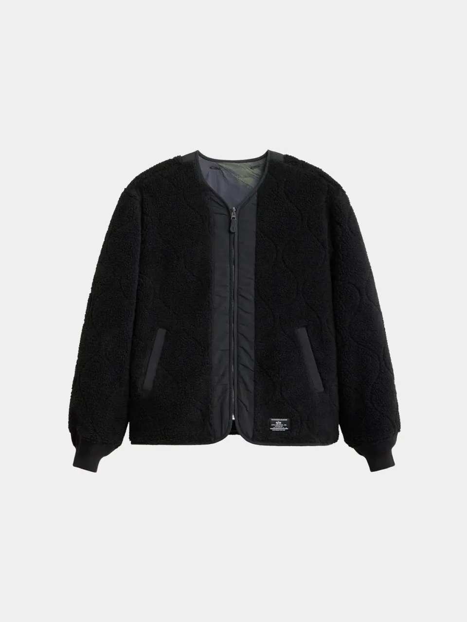 Alpha Industries M-65 Reversible veste réversible noir matelassé