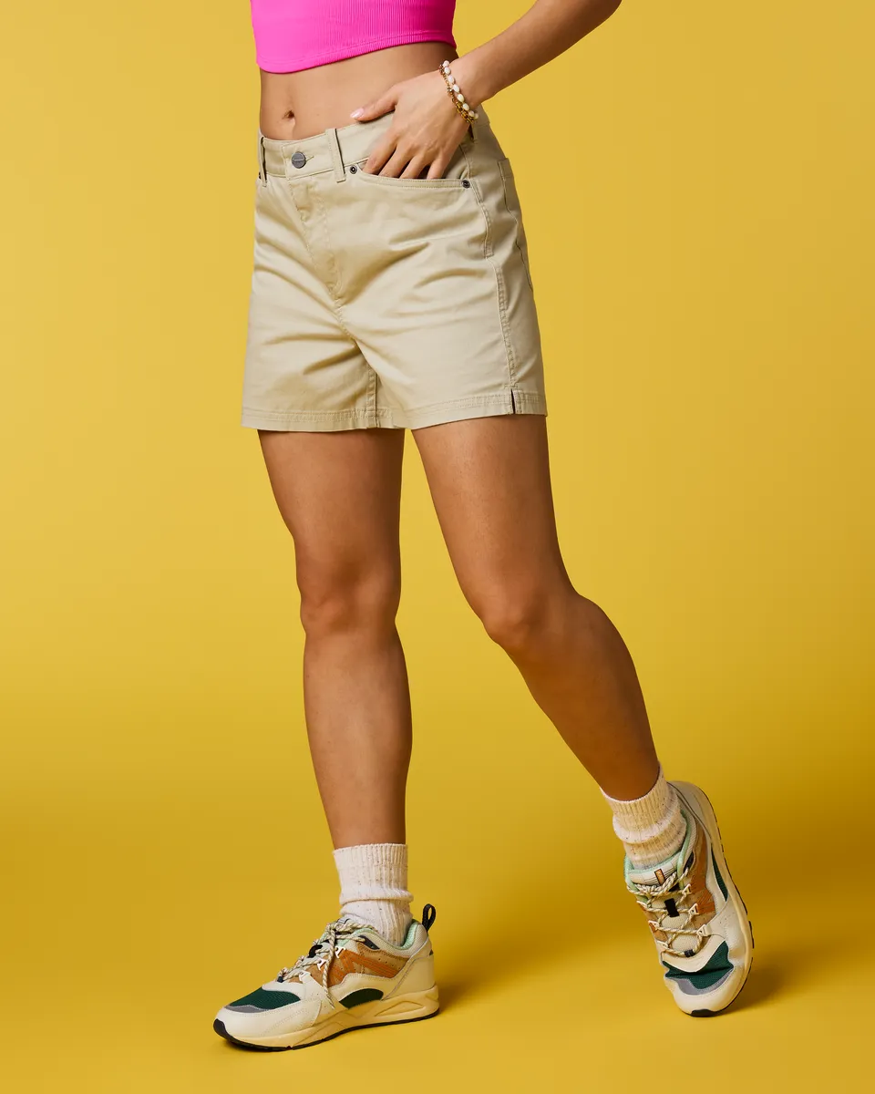 Cotopaxi Ambato short femme Mineral coton stretch