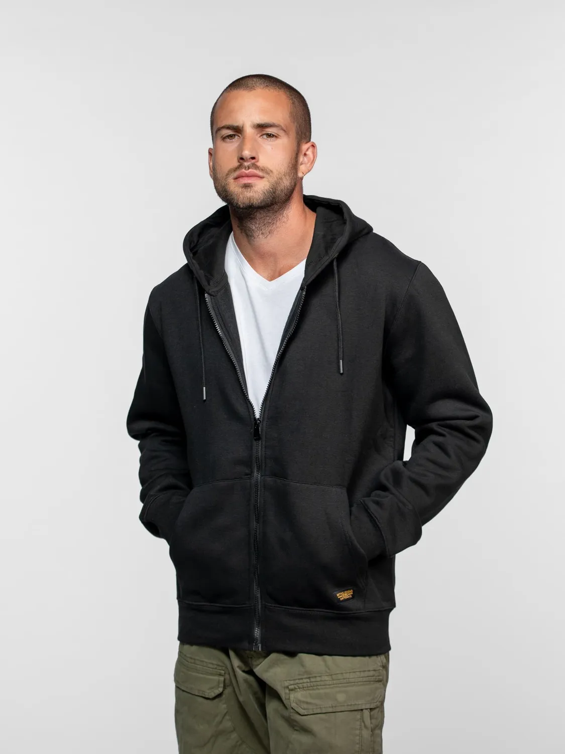 Daytona Linton sweat capuche zippé noir