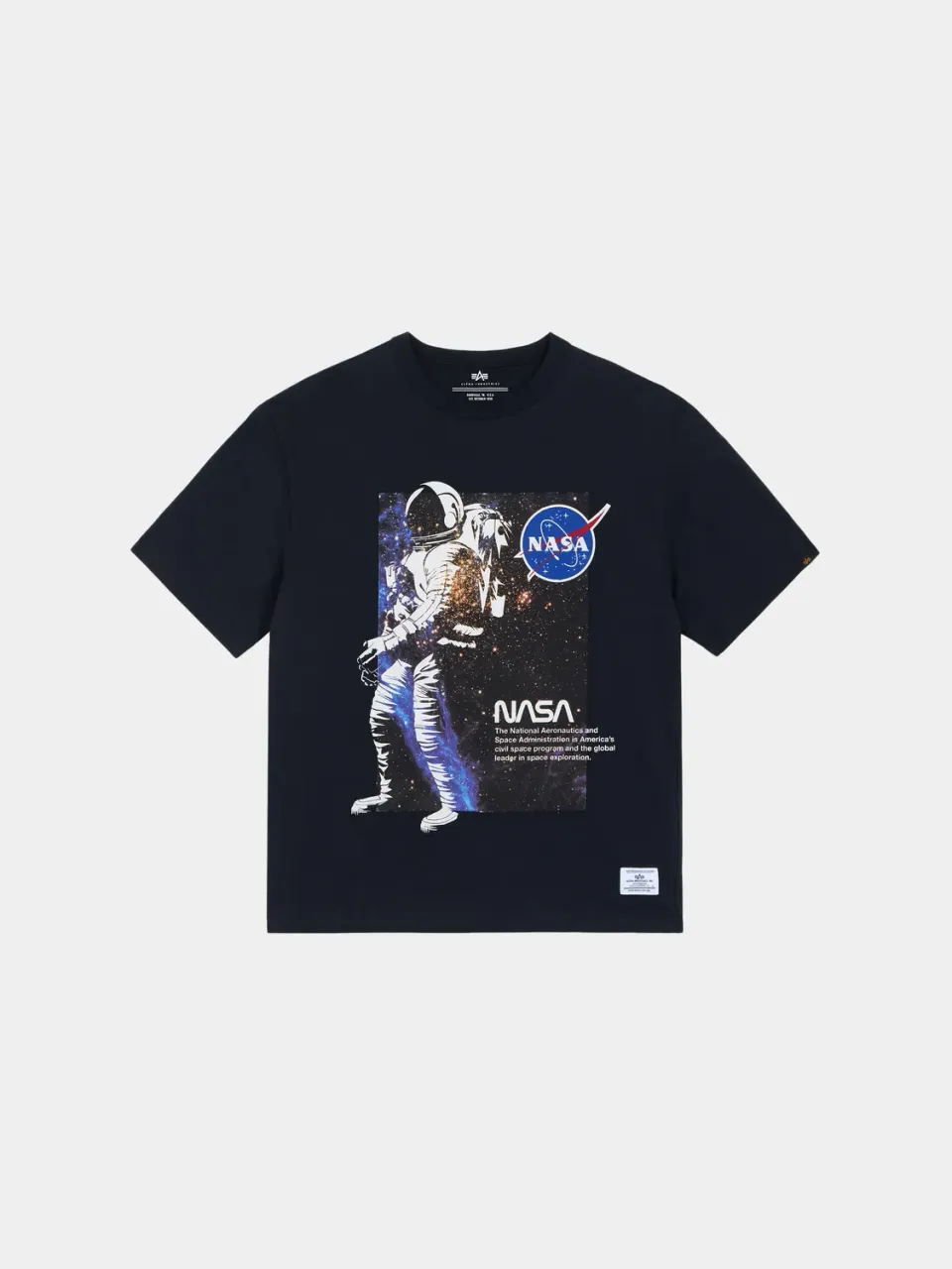 Alpha Industries NASA Astronaut t-shirt noir coton astronaute