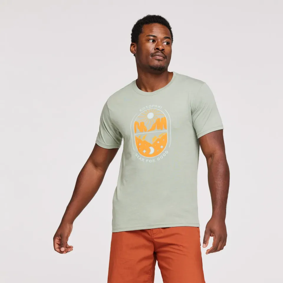 Cotopaxi Day and Night t-shirt homme pin coton
