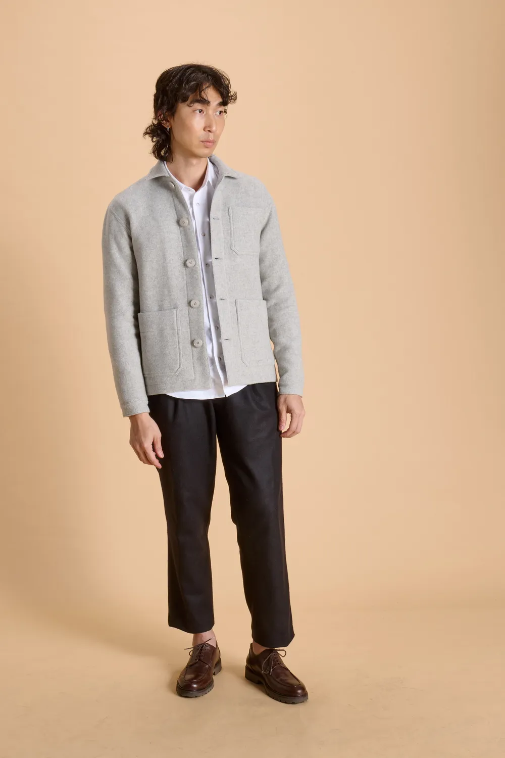 SOUBACQ Le Bleu Montespan veste de travail laine pure