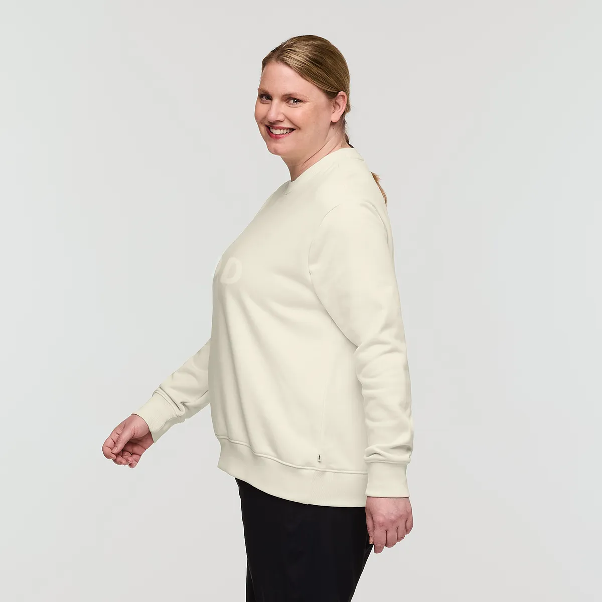Cotopaxi Do Good Crew sweat femme Bone coton bio