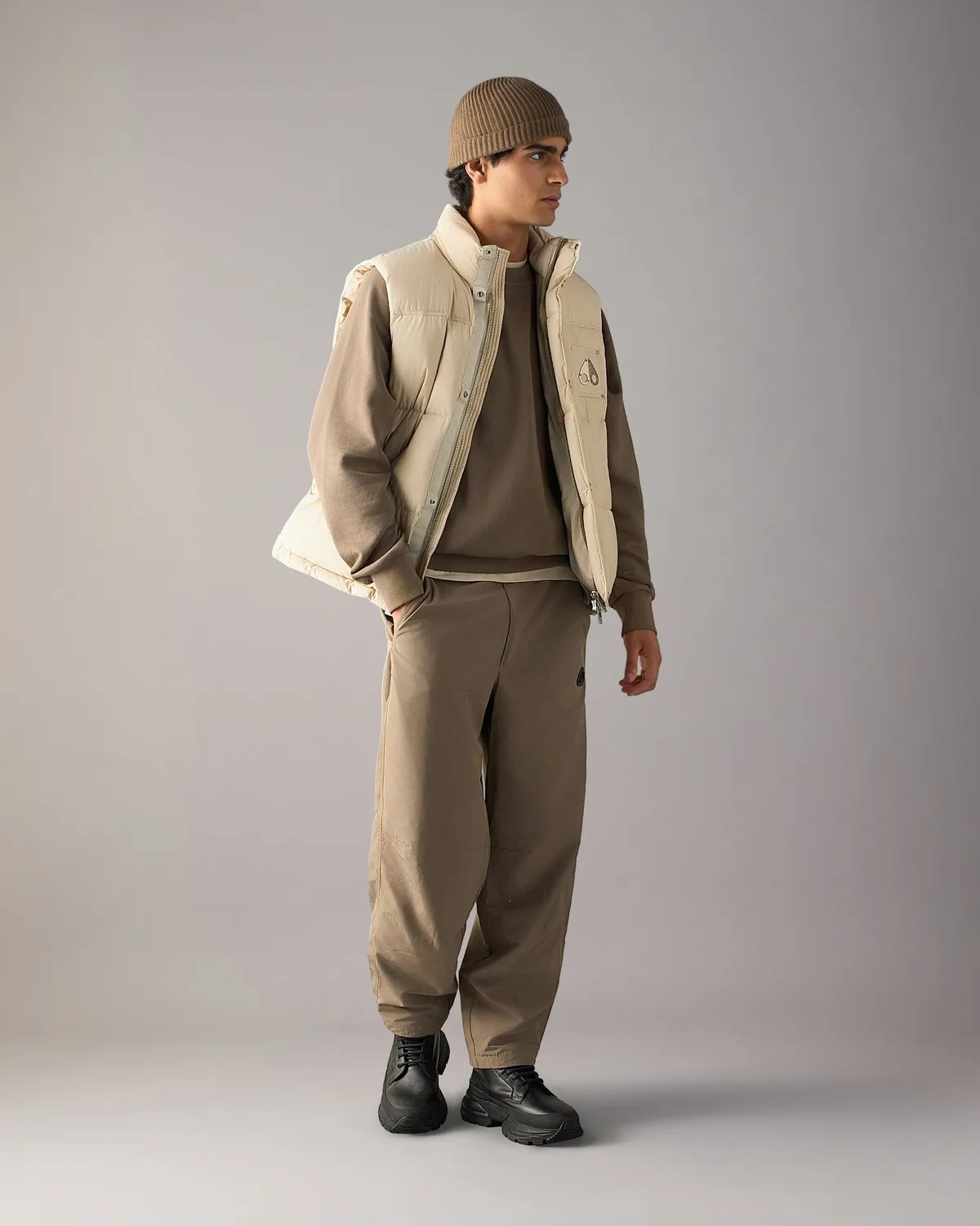 Moose Knuckles Everest Down Puffer gilet alabaster léger
