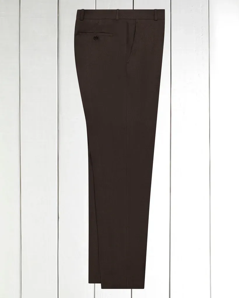 Hollington Siza pantalon ajusté lin macchiato