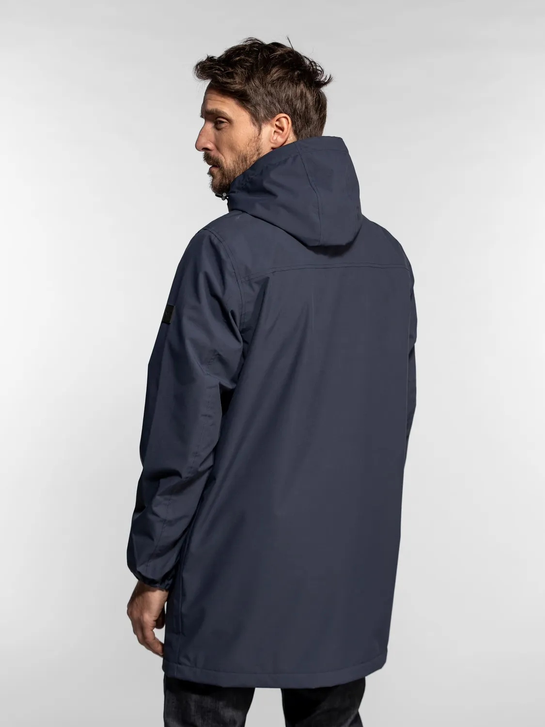 Daytona Hardin veste imperméable longue beige nylon