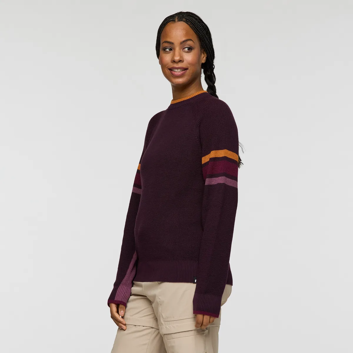 Cotopaxi Libre Waffle Crew Sweater femme maille noire