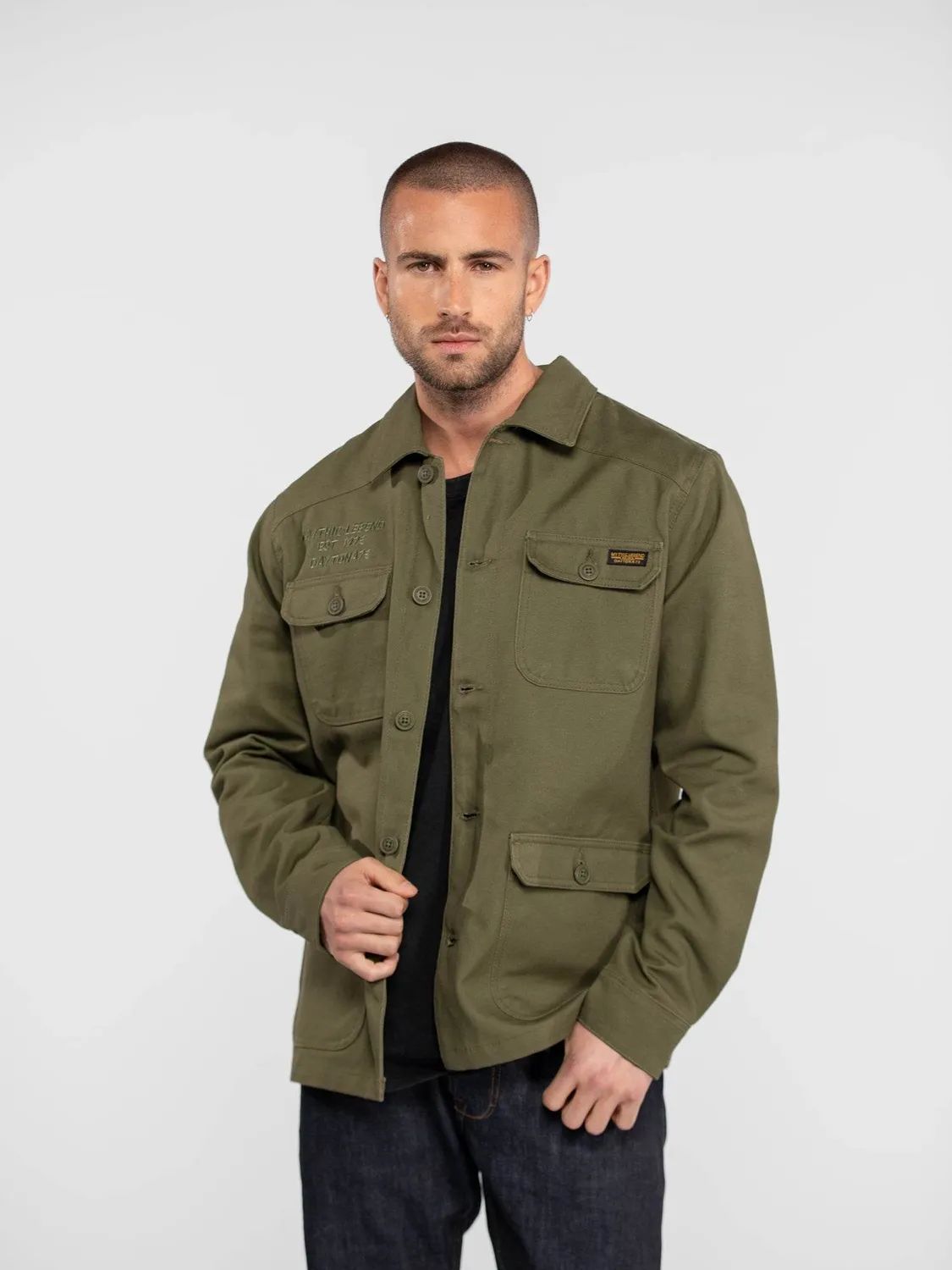 Daytona Lapaz veste worker toile olive