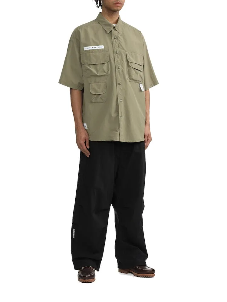 Alpha Industries UNFRM Nylon Utility chemise kaki manches courtes