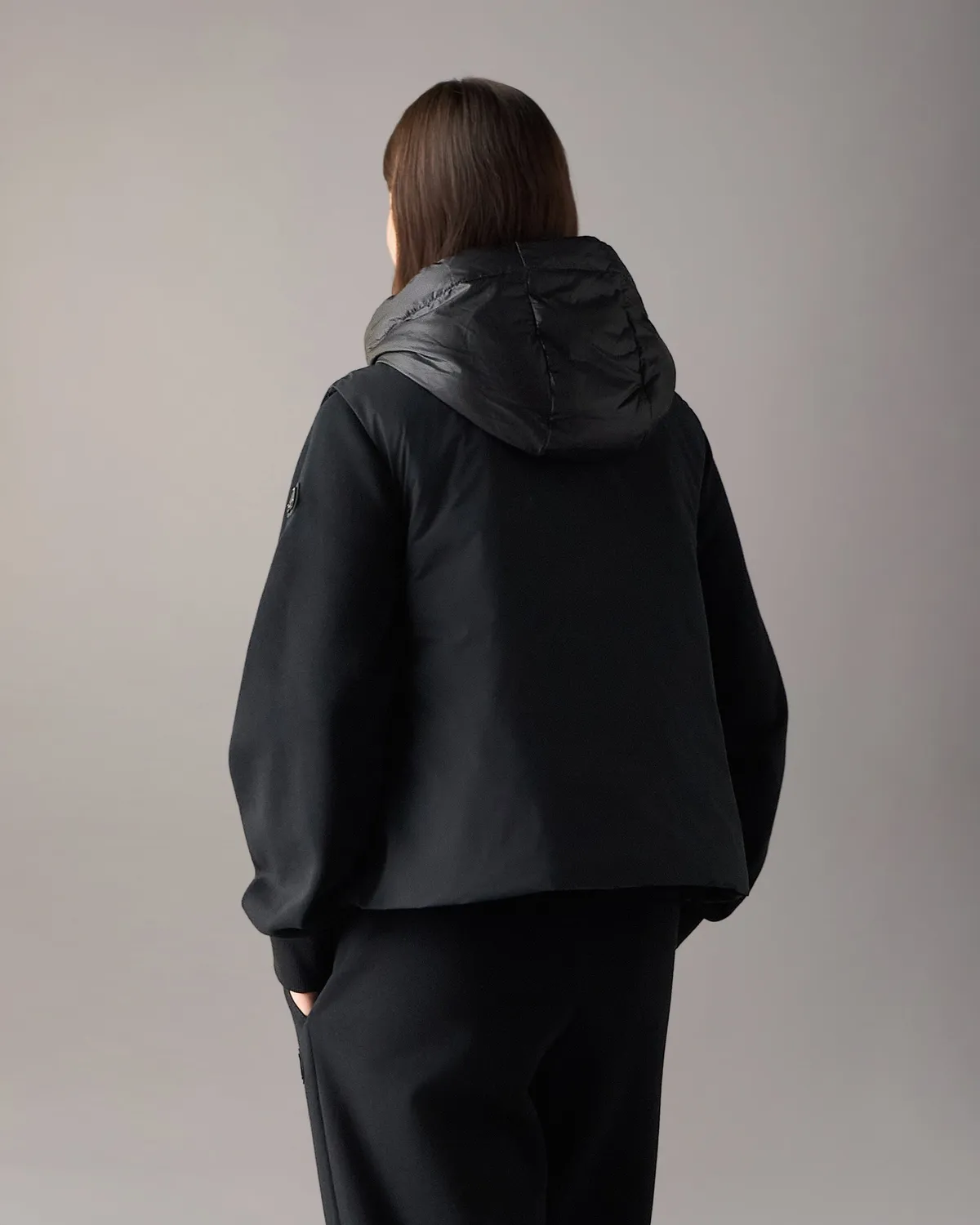 Moose Knuckles Tegan gilet doudoune femme noir léger