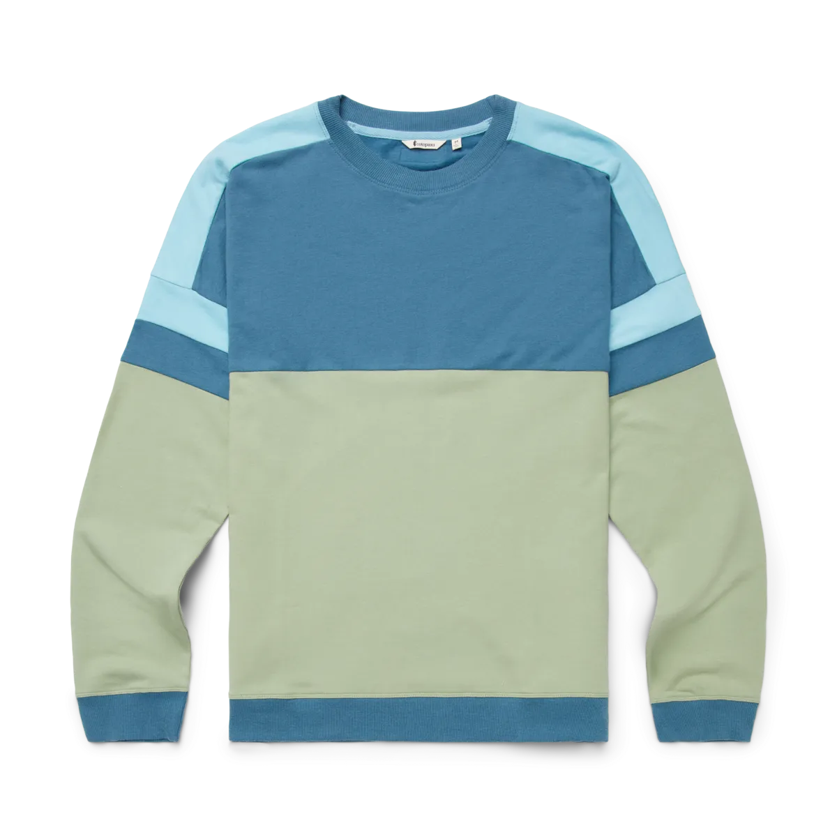 Cotopaxi Bandera sweat homme Blue Spruce coton bio