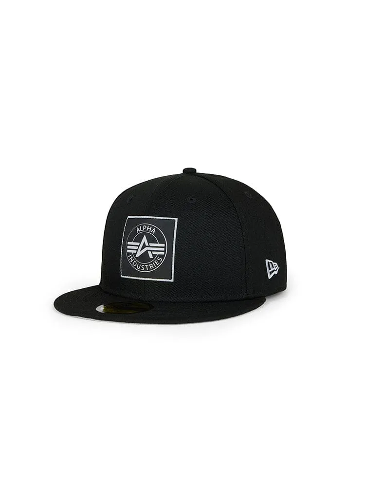 Alpha Industries 59Fifty casquette fitted noire patch