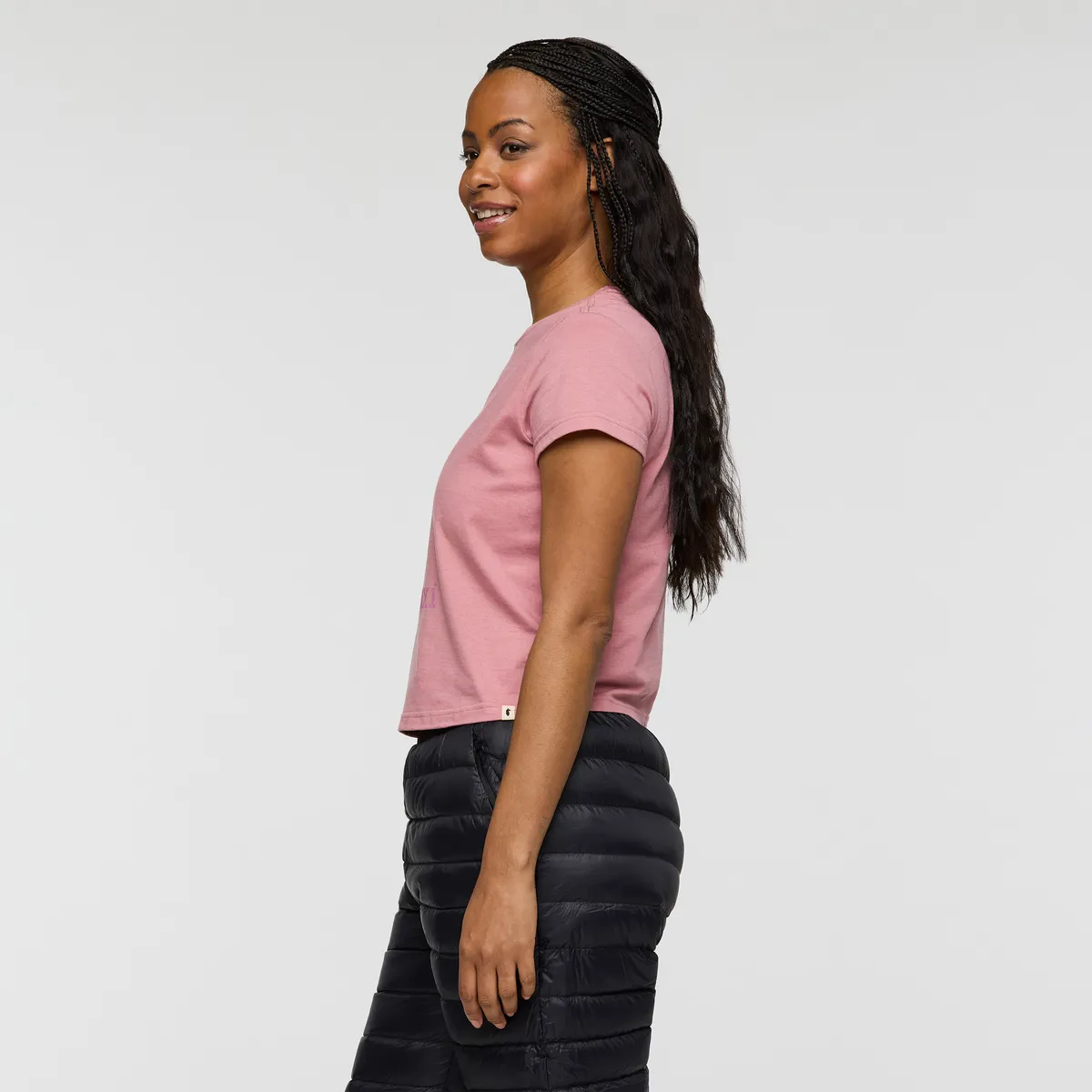 Cotopaxi Llama t-shirt femme Dusty Rose coton bio