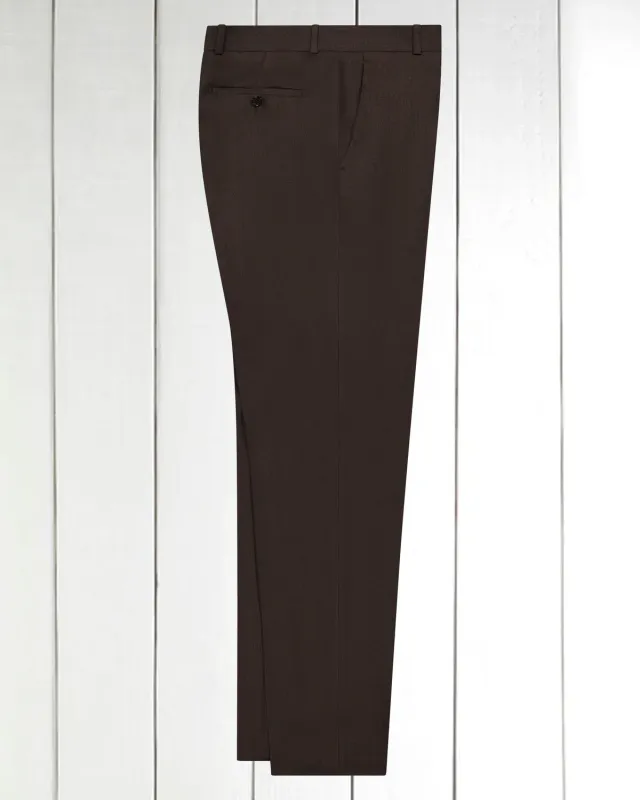 Hollington pantalon Siza toile lin macchiato coupe ajustée
