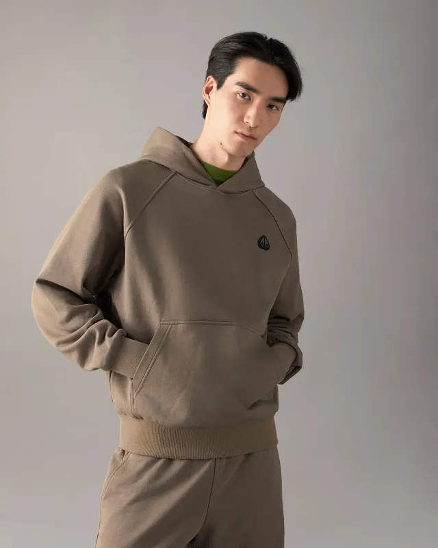 Moose Knuckles Yul Hoodie sweat ashen molleton doux