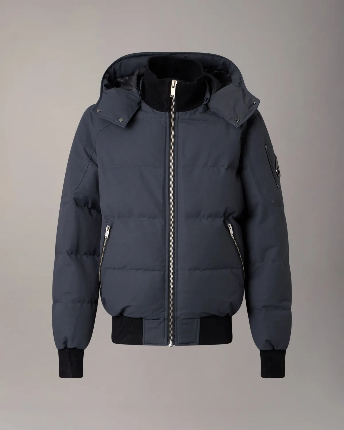 Moose Knuckles Banff Down Bomber blouson ciment duvet