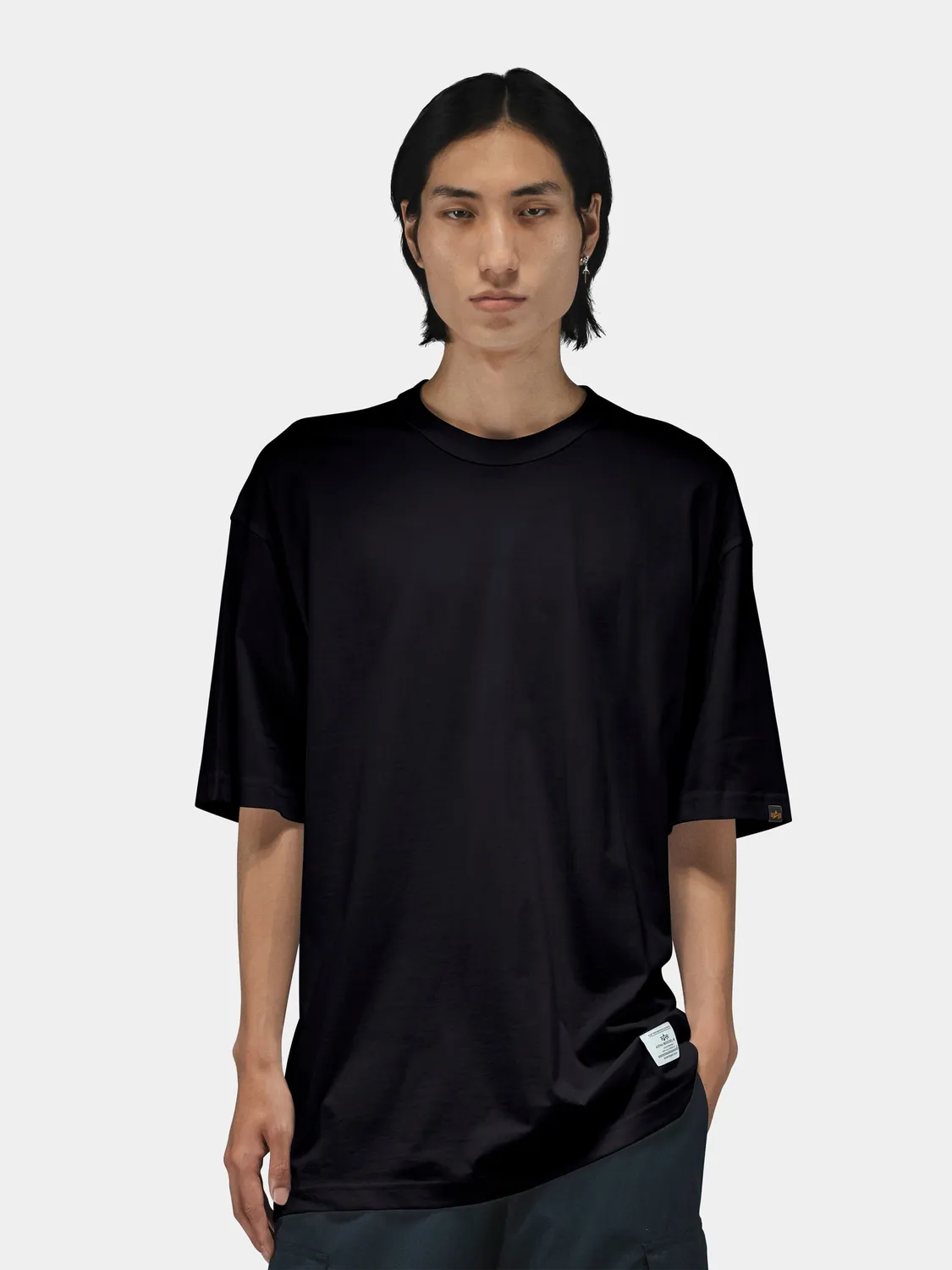 Alpha Industries Relaxed Tee t-shirt coton blanc