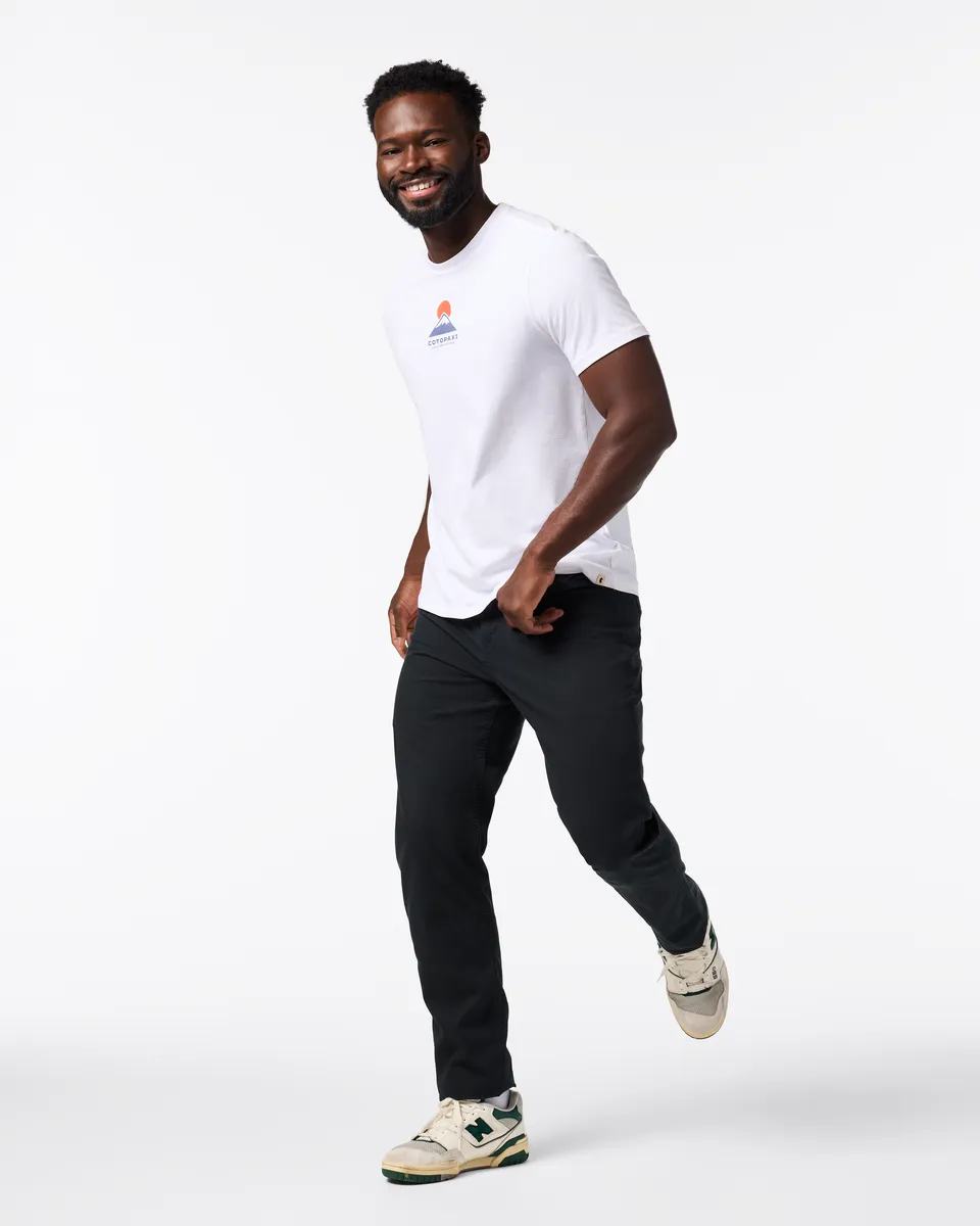 Cotopaxi Mountain t-shirt homme blanc coton bio