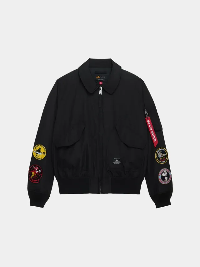 Alpha Industries CWU 36/P bomber noir léger déperlant