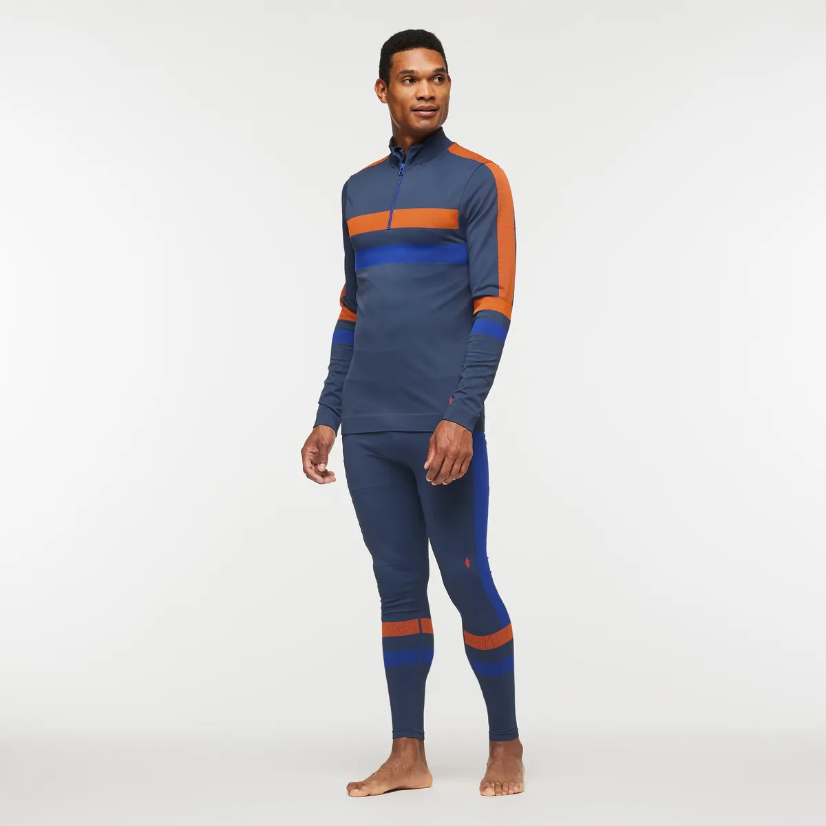 Cotopaxi Debajo sous-couche homme Ink Stripes zippée