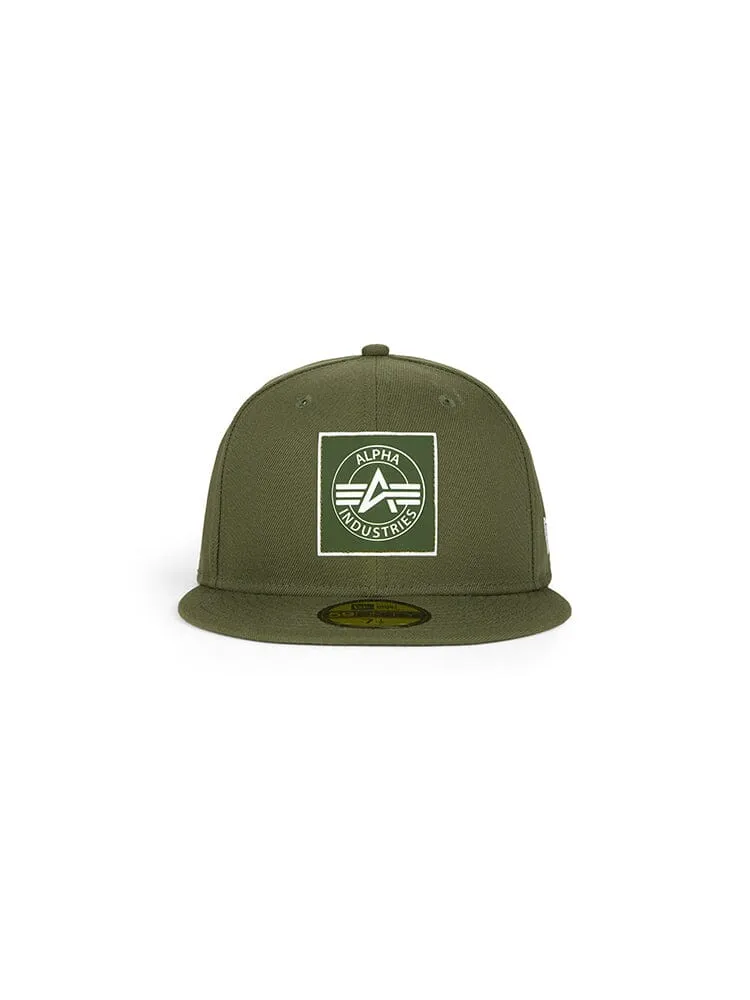Alpha Industries 59Fifty casquette fitted noire patch