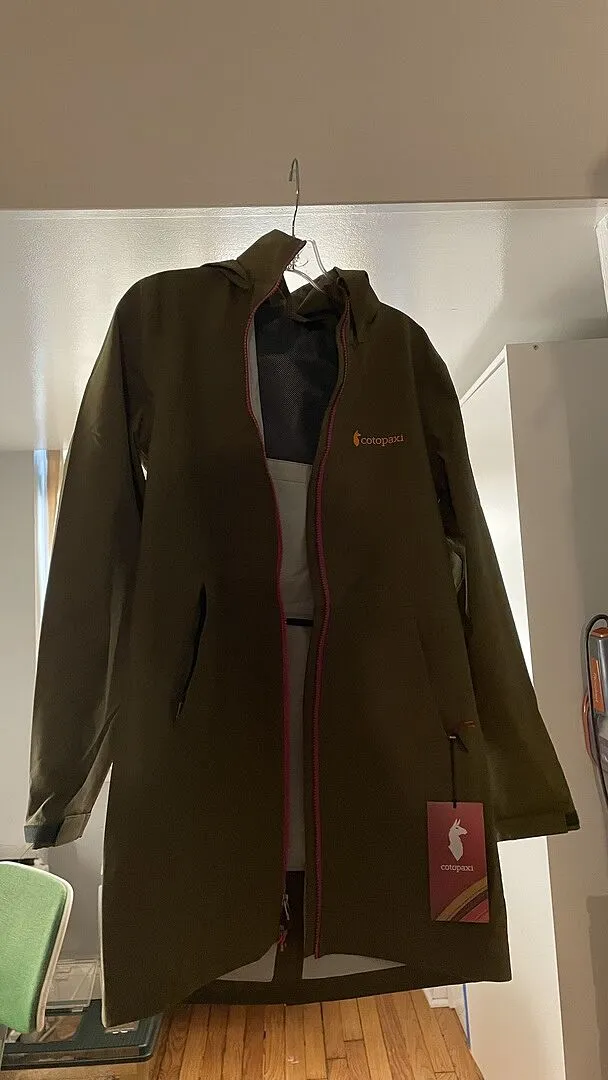 Cotopaxi Cielo Rain Trench trench femme Greenery déperlant