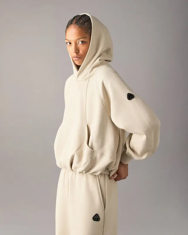 Moose Knuckles YYZ Hoodie sweat capuche Alabaster