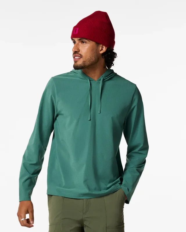 Cotopaxi Pulso Tech Hoodie sweat capuche homme Juniper respirant