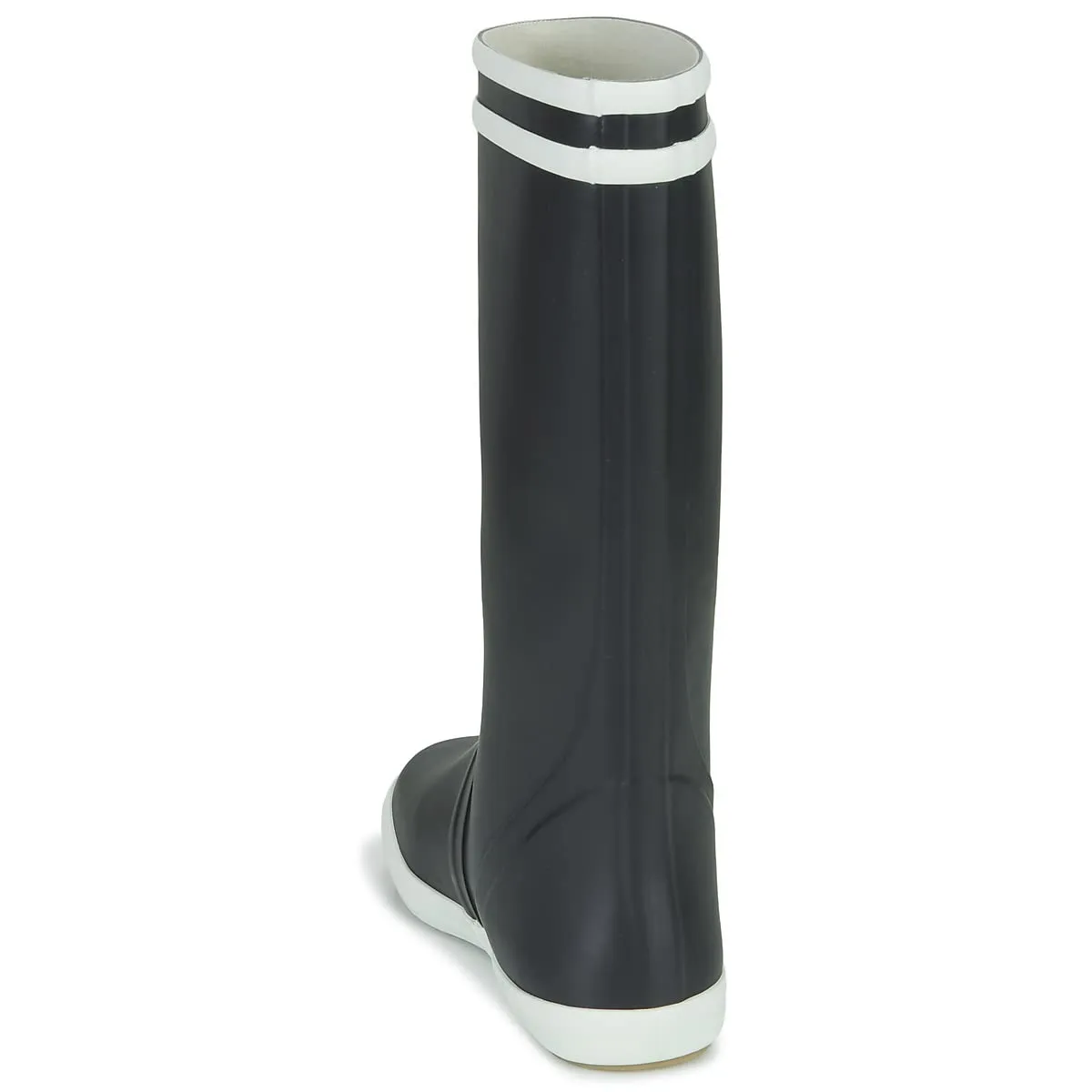 Aigle Goeland botte pluie homme Marine Blanc 2
