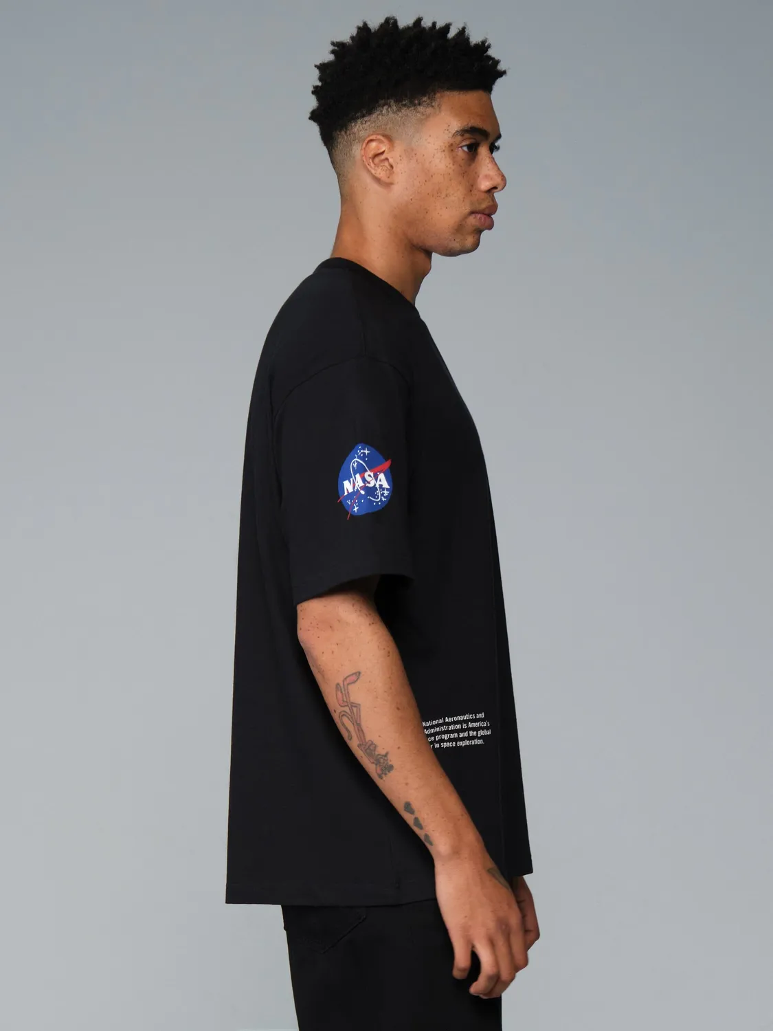 Alpha Industries NASA Worm t-shirt coton noir
