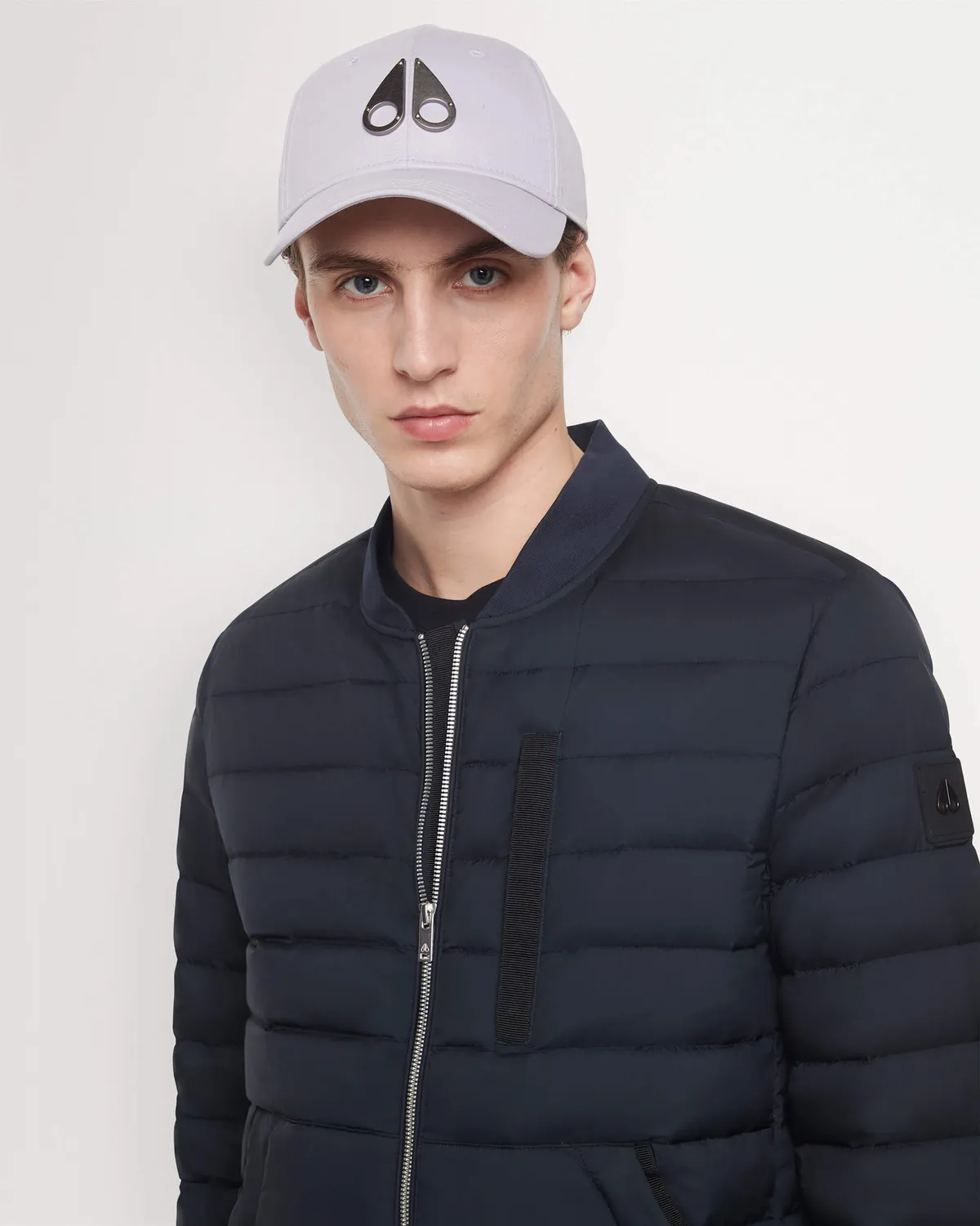 Moose Knuckles Logo Icon casquette baseball noir coton