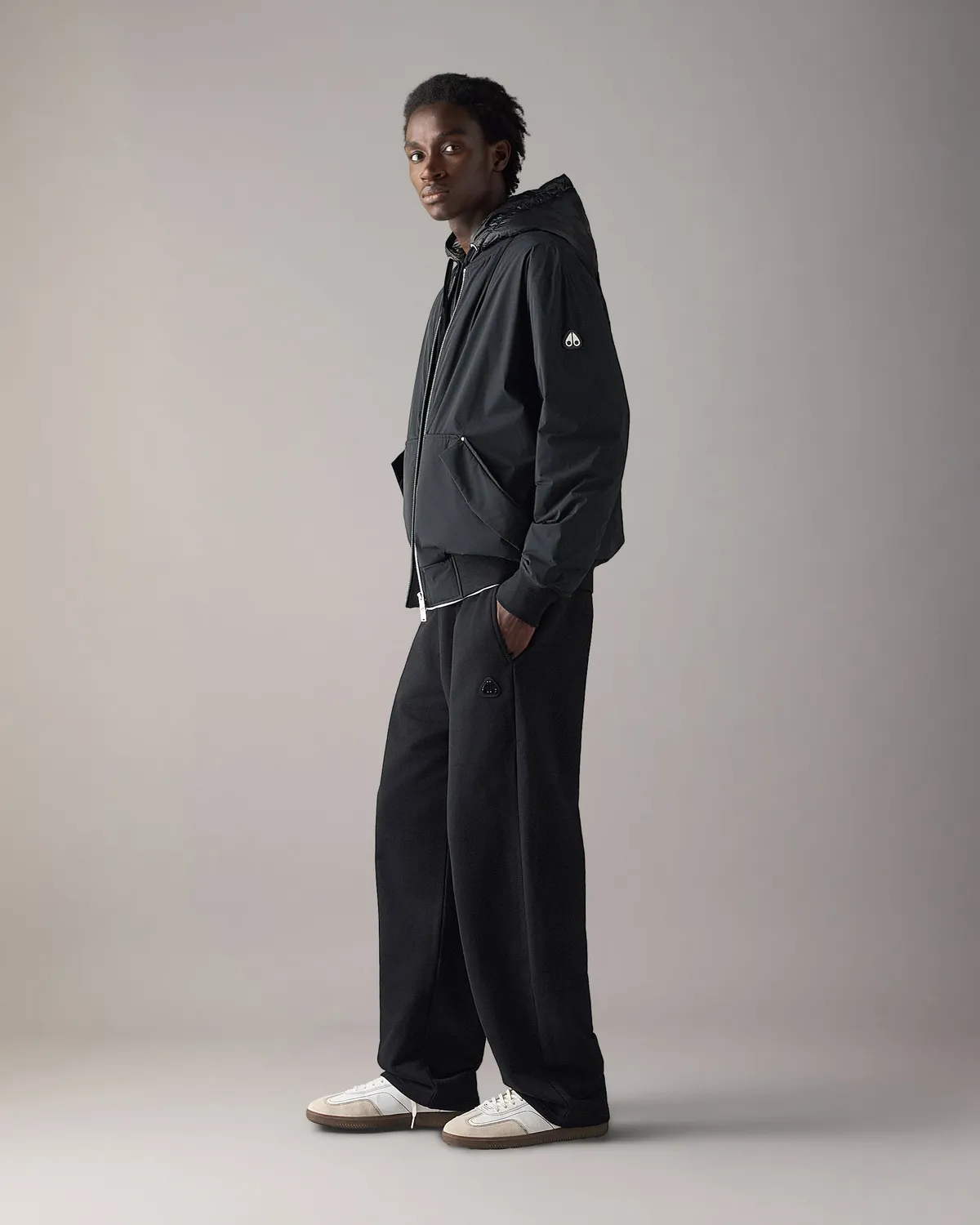 Moose Knuckles Brixton Down Bomber blouson noir