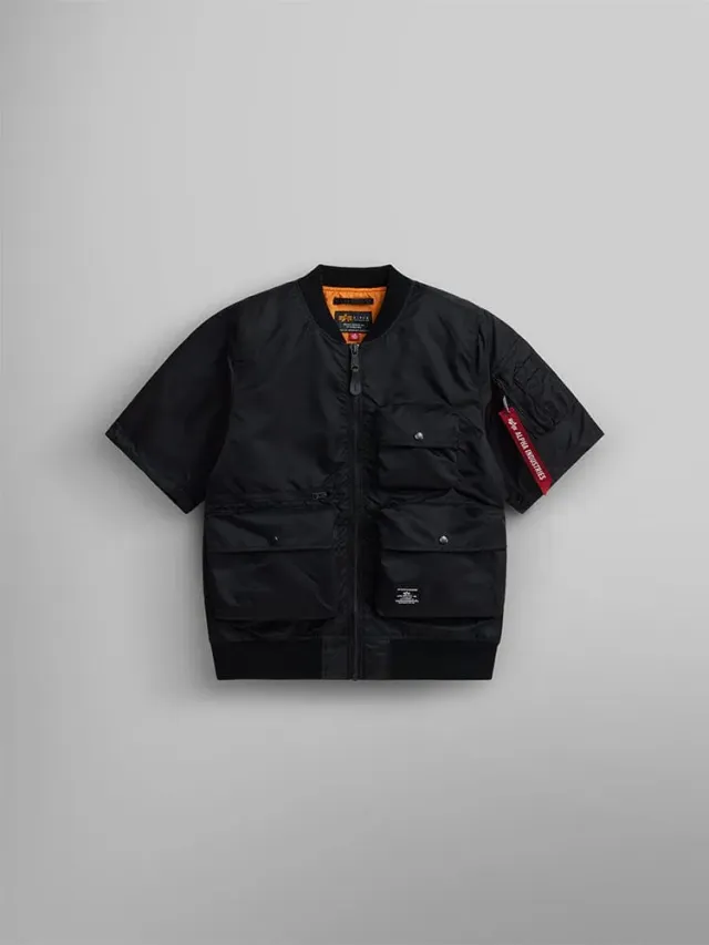 Alpha Industries L-2B blouson manches courtes noir