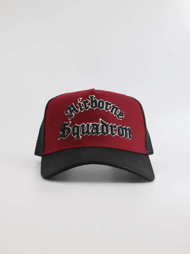 DAYTONA Titonka casquette trucker bordeaux brodée