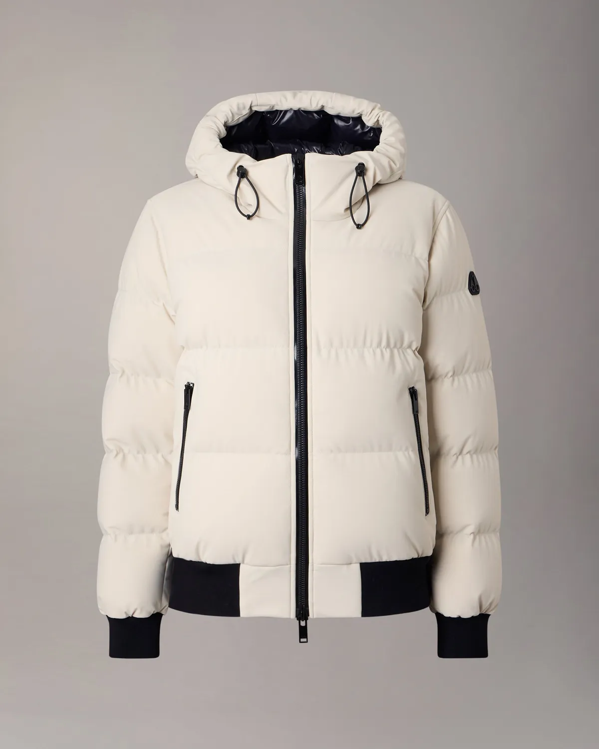 Moose Knuckles Soho Down Bomber bomber albâtre femme